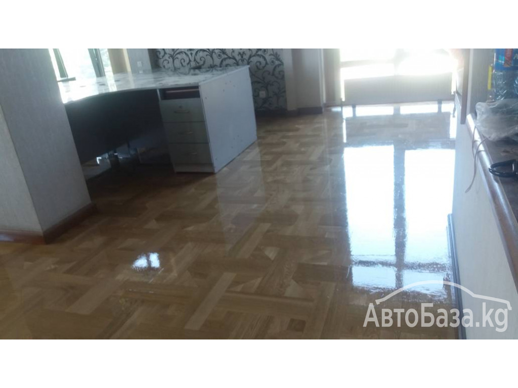 Шлифуем пол, паркет и лакировка