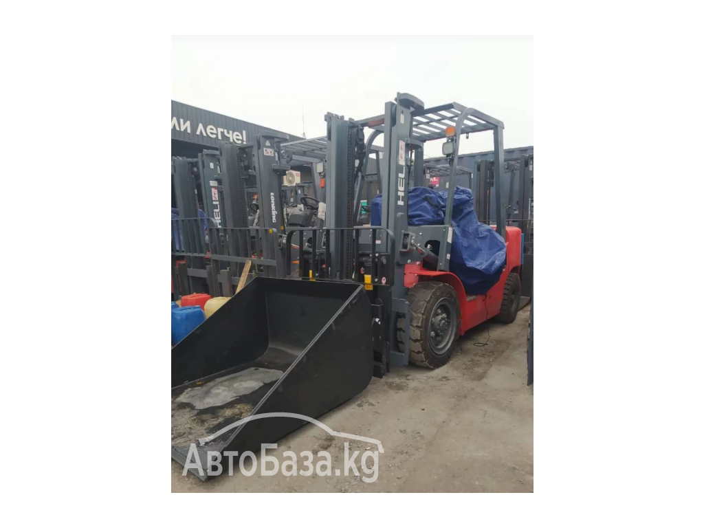 Погрузчик Heli HELI функционал(Вилы+ковш)