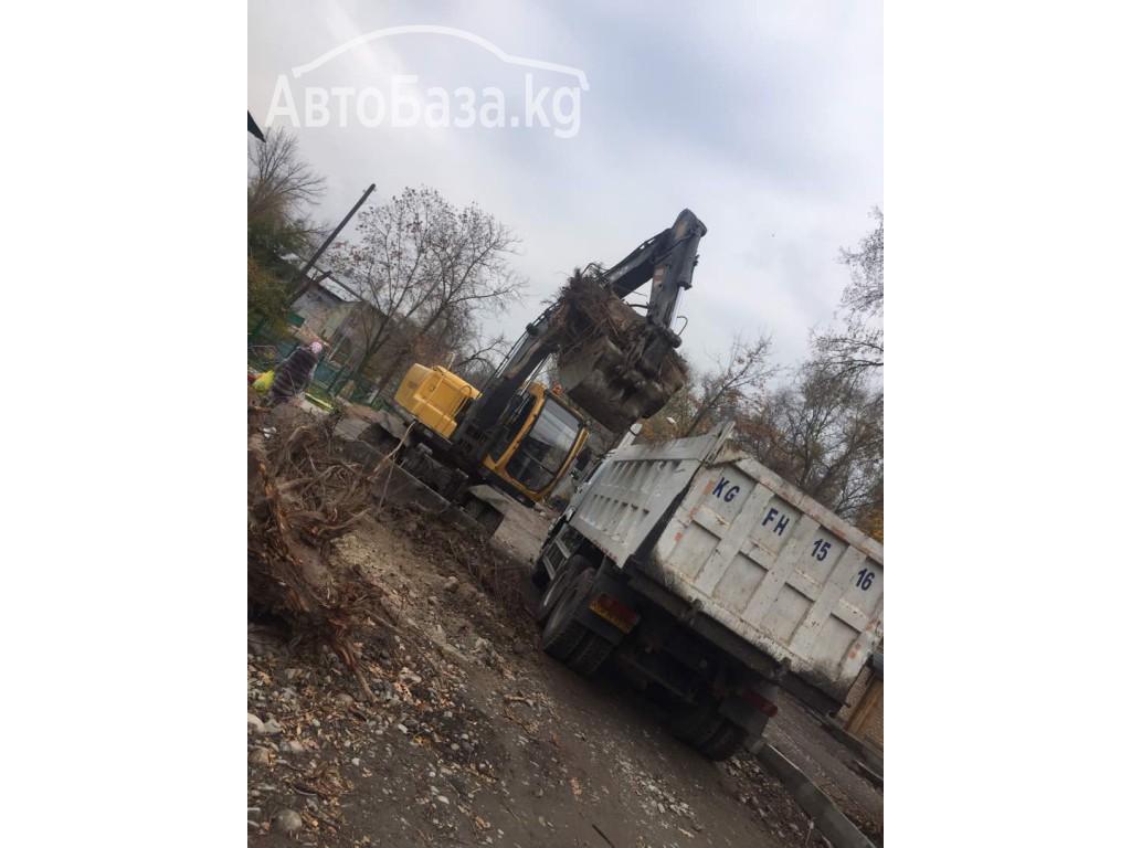 Услуги Экскаватора и погрузчика город Бишкек  