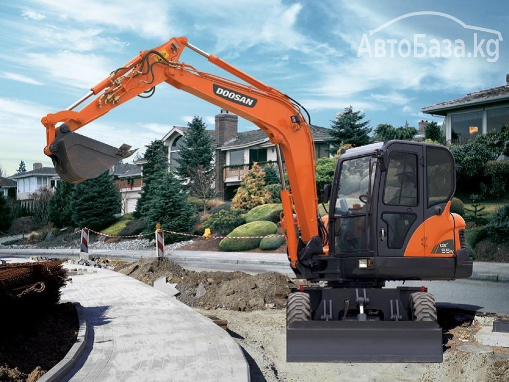 Экскаватор Doosan Колесный экскаватор DX 55 W 