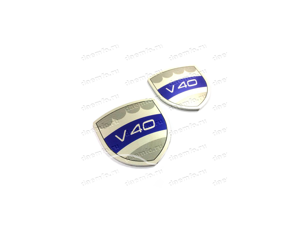 Герб / Щит шильдики с логотипом Volvo на задние стойки авто