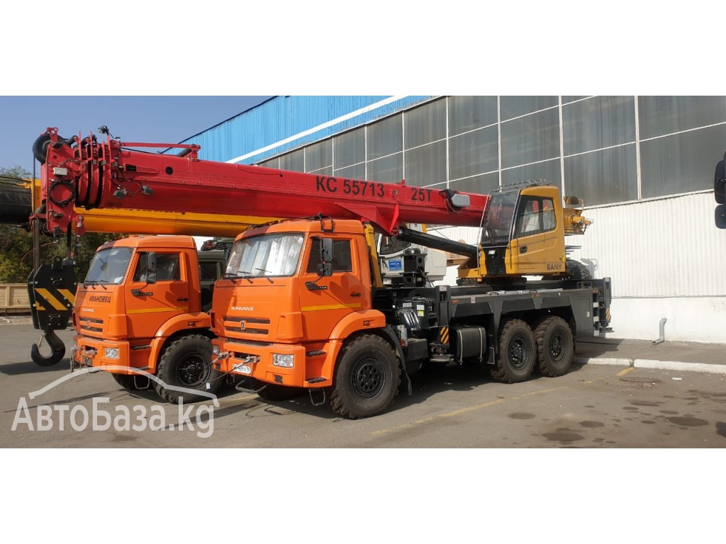 Автокран КамАЗ КС-55713-5 "SANY" 25 тонн