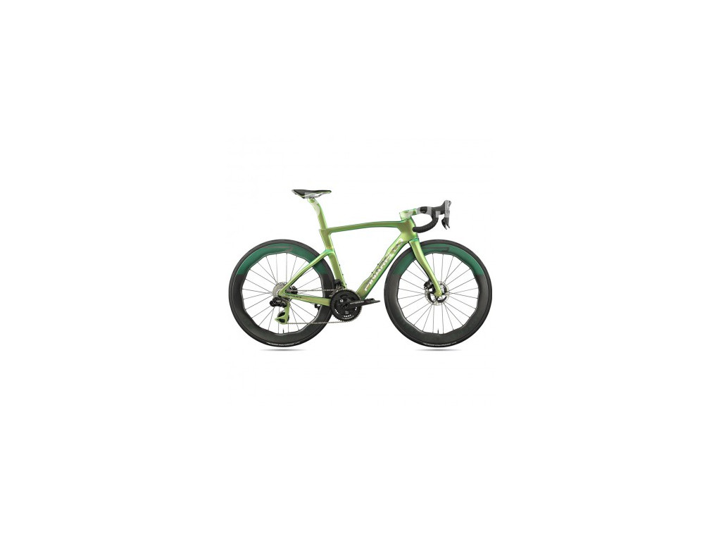 2025 Pinarello Dura Ace Di2 - SRM Crankset - Luxter Green 1k