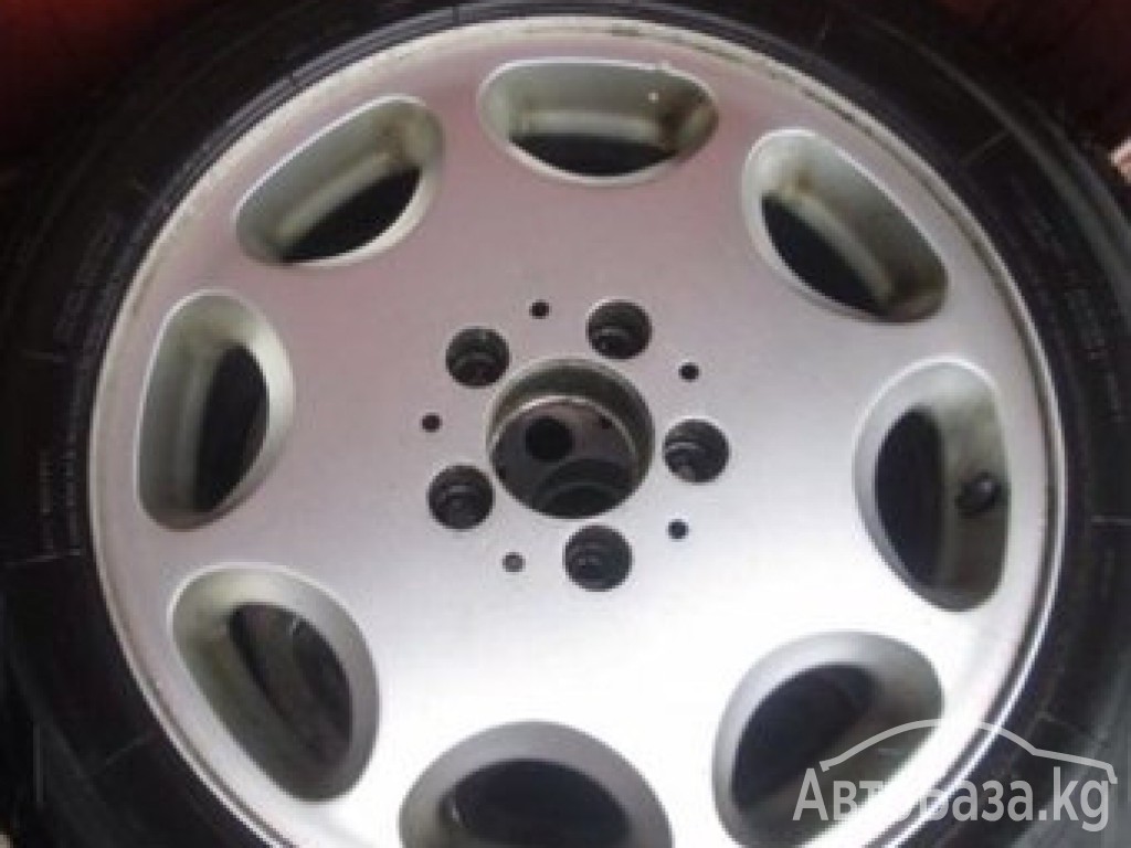 Bridgestone	R15 195x65 Срочно продаю диски от Mersa в месте с шинами летним