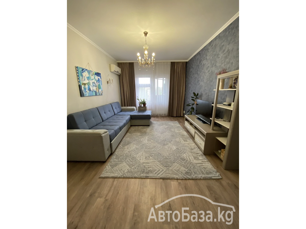 Продается 3-комнатная квартира.Мкр. Асанбай! Индив планировка