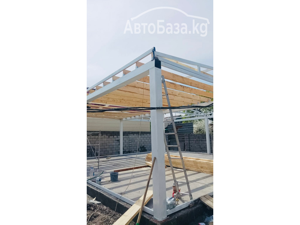 Строительная компания, строители из сэндвич панелей, металла.