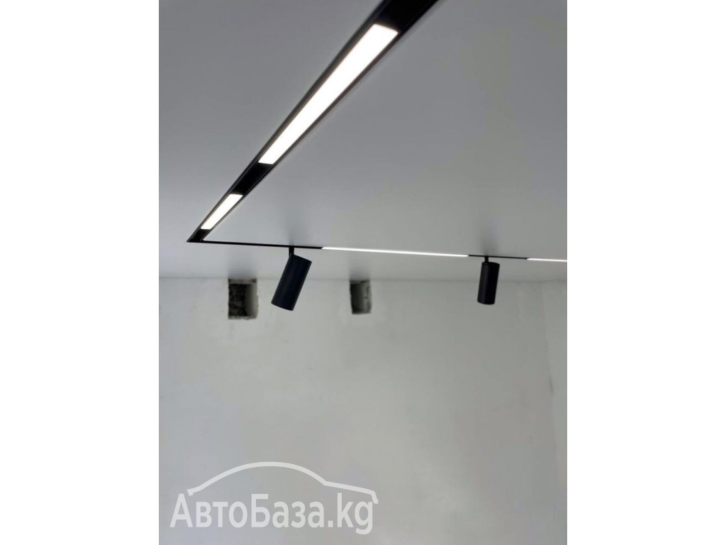 Установить натяжной потолок.