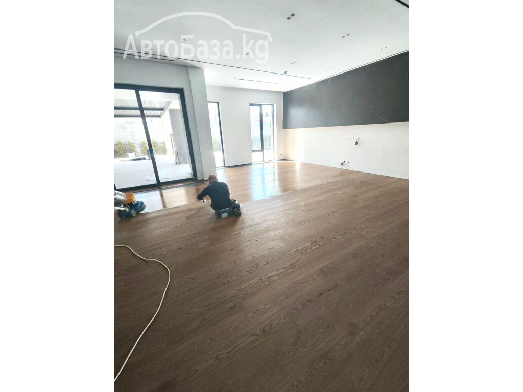 Профессиональная реставрация ,шлифовка и укладка деревянного пола!