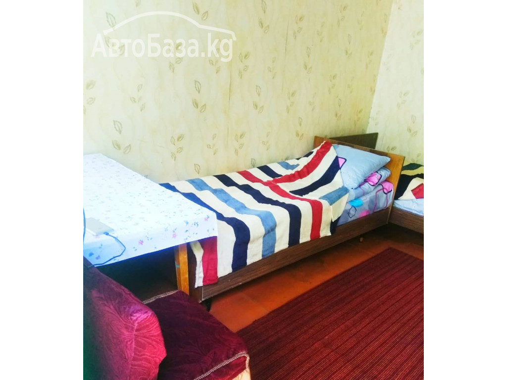 Отдых на Иссык Куле. 3х местные комнаты на территории пансионата