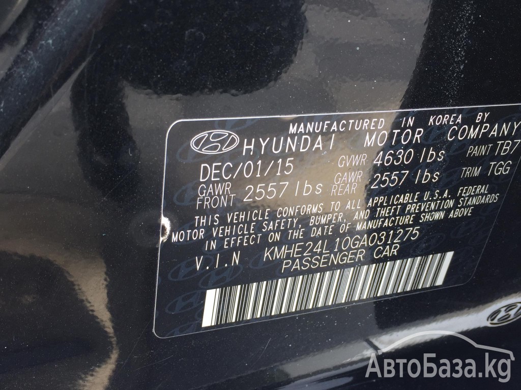 Hyundai Sonata 2015 года за ~725 700 сом