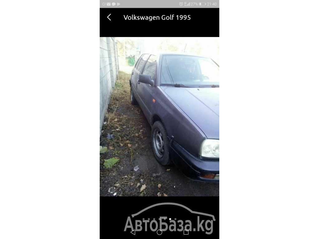 Volkswagen Golf 1995 года за 120 000 сом