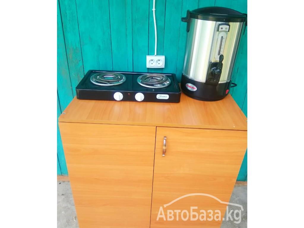 Отдых на Иссык Куле. 3х местные комнаты на территории пансионата