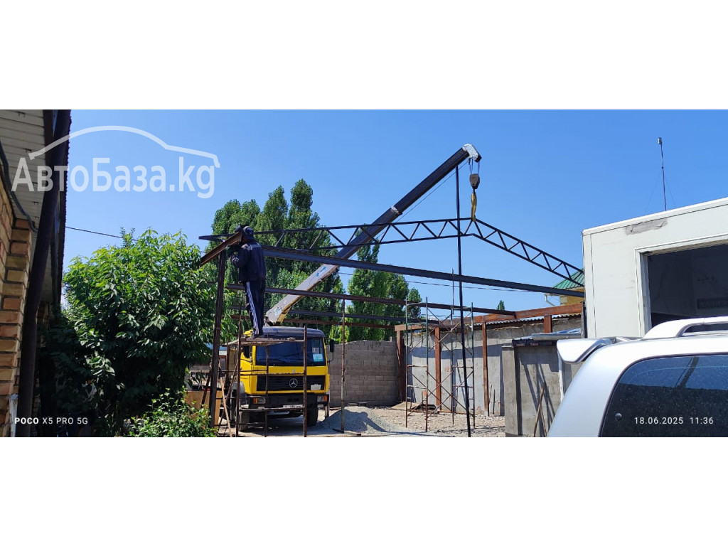 Услуги крана манипулятора Бишкек 