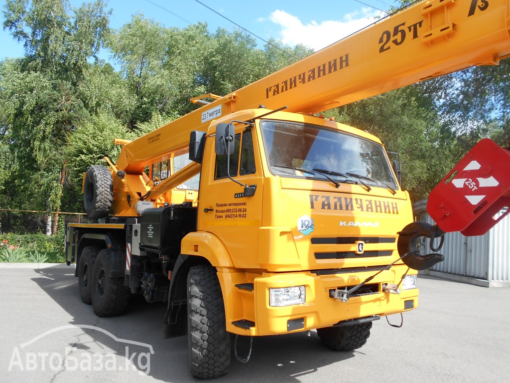 Автокран КамАЗ КС-55713-5 "Галичанин" 25 тонн