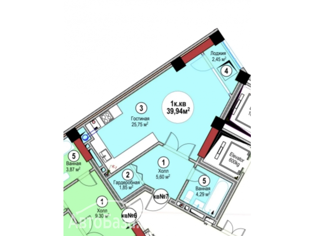 Продается 1 комнатная квартира ПСО. ЖК Прайм Сити