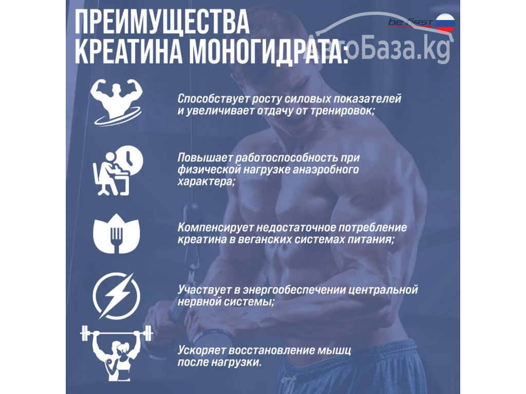 Продаю креатин моногидрат Be First