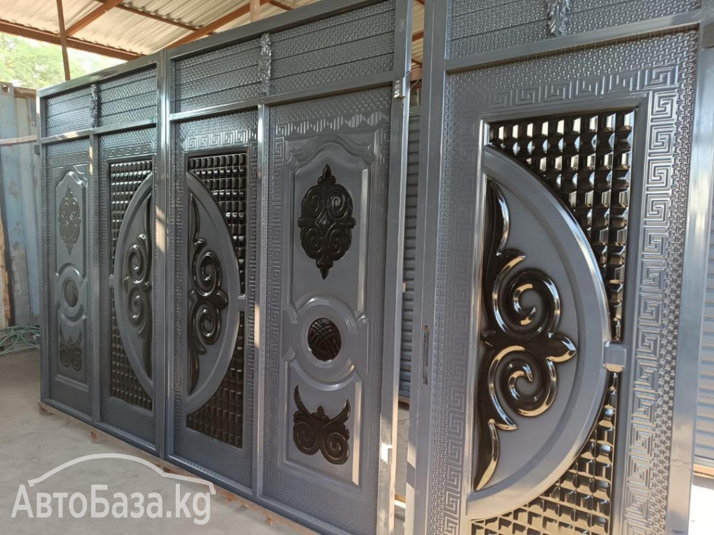 Сварочные работы: ворота для дома, навес на заказ! Бишкек.