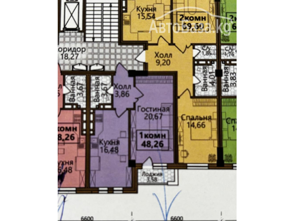 Продаю 1 комнатную квартиру ПСО. ЖК ELIF GARDEN. Памир Строй