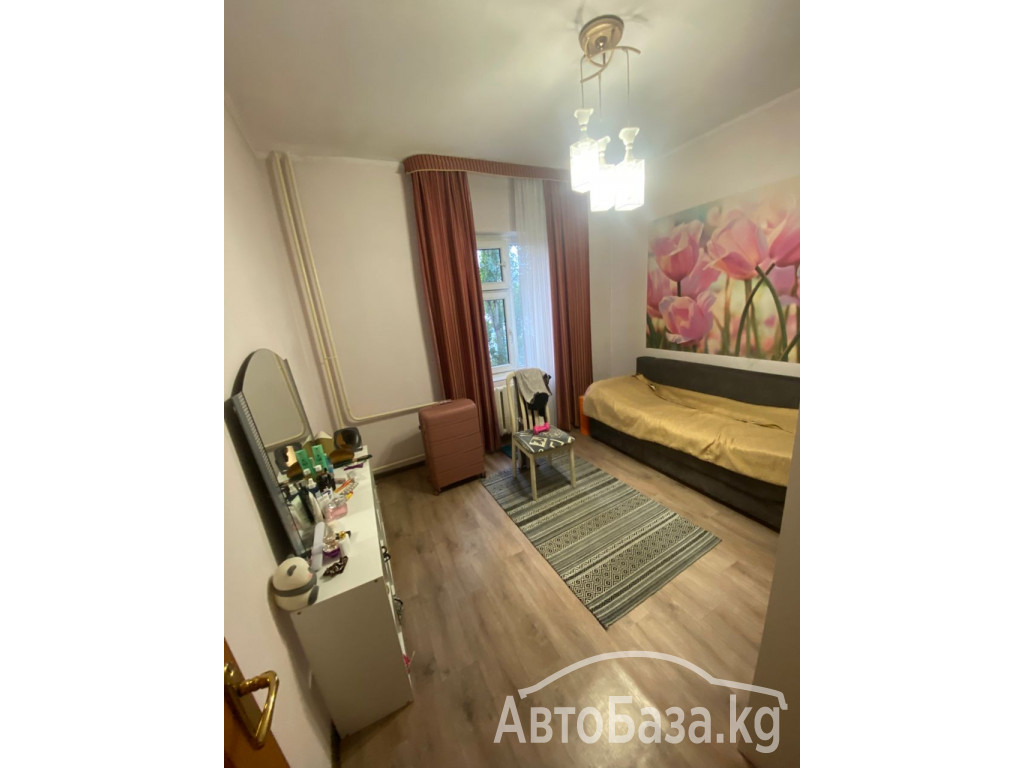 Продается 3-комнатная квартира.Мкр. Асанбай! Индив планировка