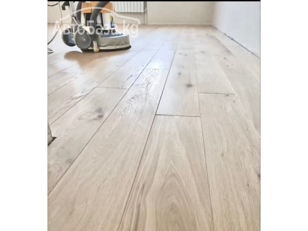 Профессиональная реставрация ,шлифовка и укладка деревянного пола!