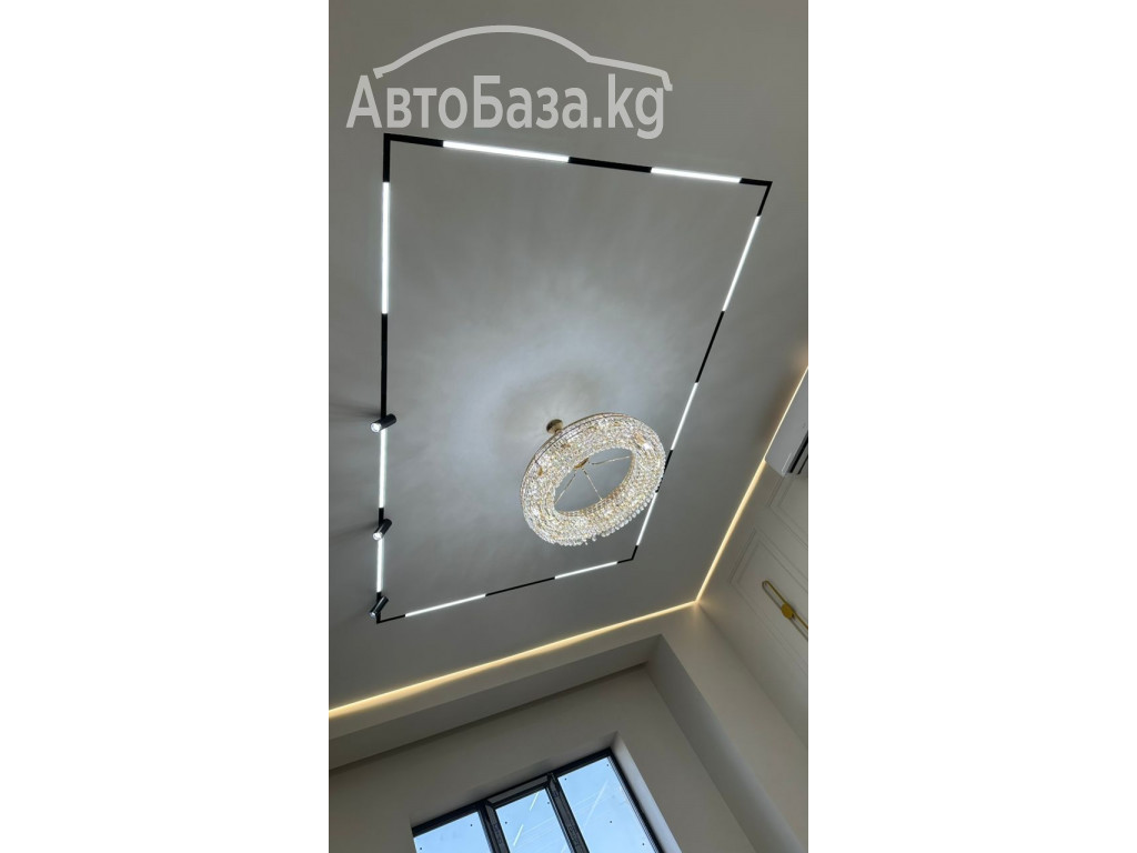 Натяжные потолки. Современный потолок за 1 день!