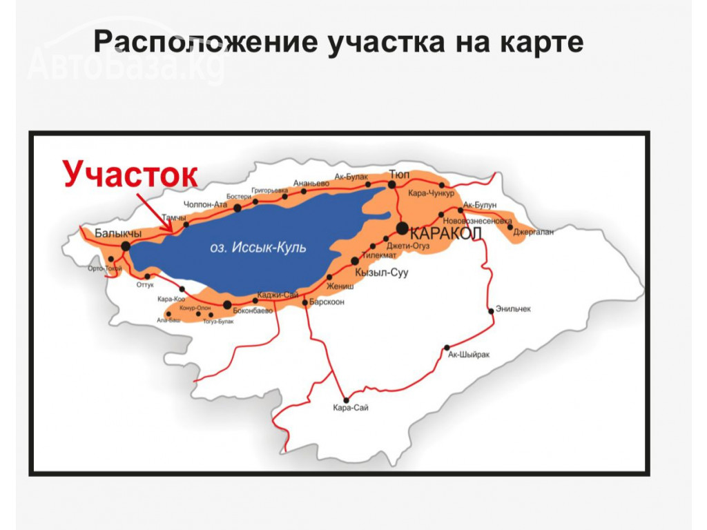 Продается участок на Иссык-Куле