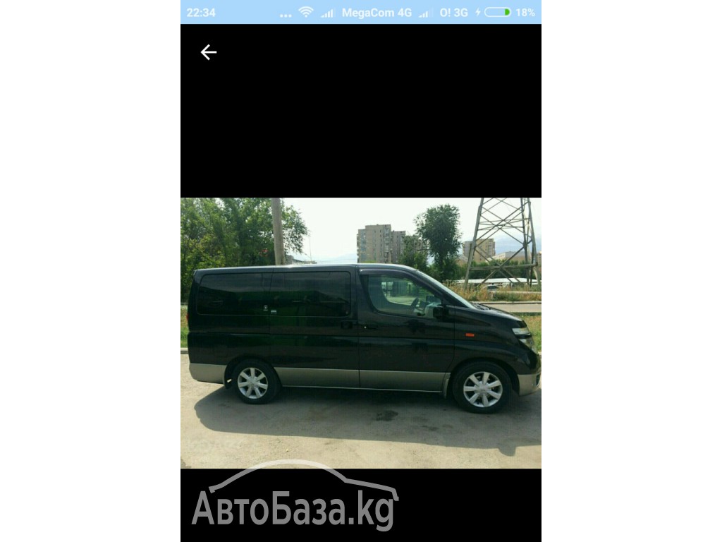 Nissan Elgrand 2002 года за 5 600$