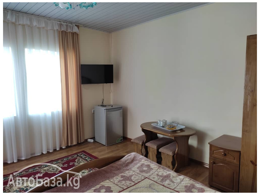 Гостевой дом в Чолпон-Ата, номер на Иссык-Куле на 2,3,4,5 человек!