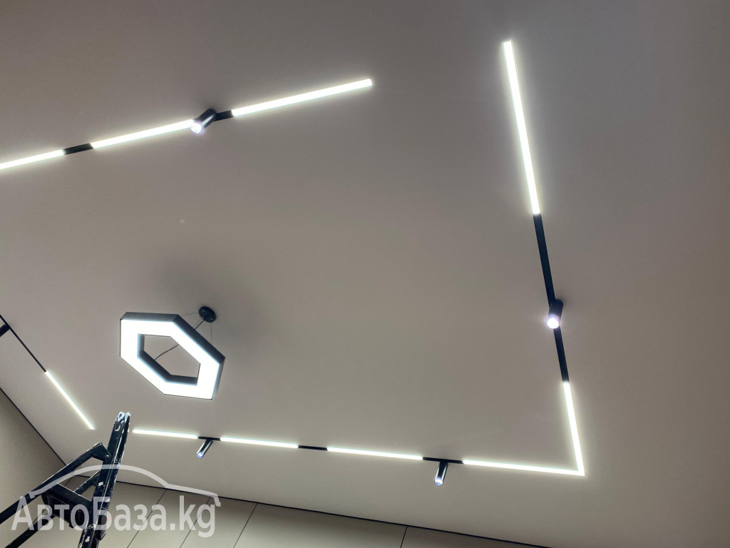 Все виды натяжных потолков