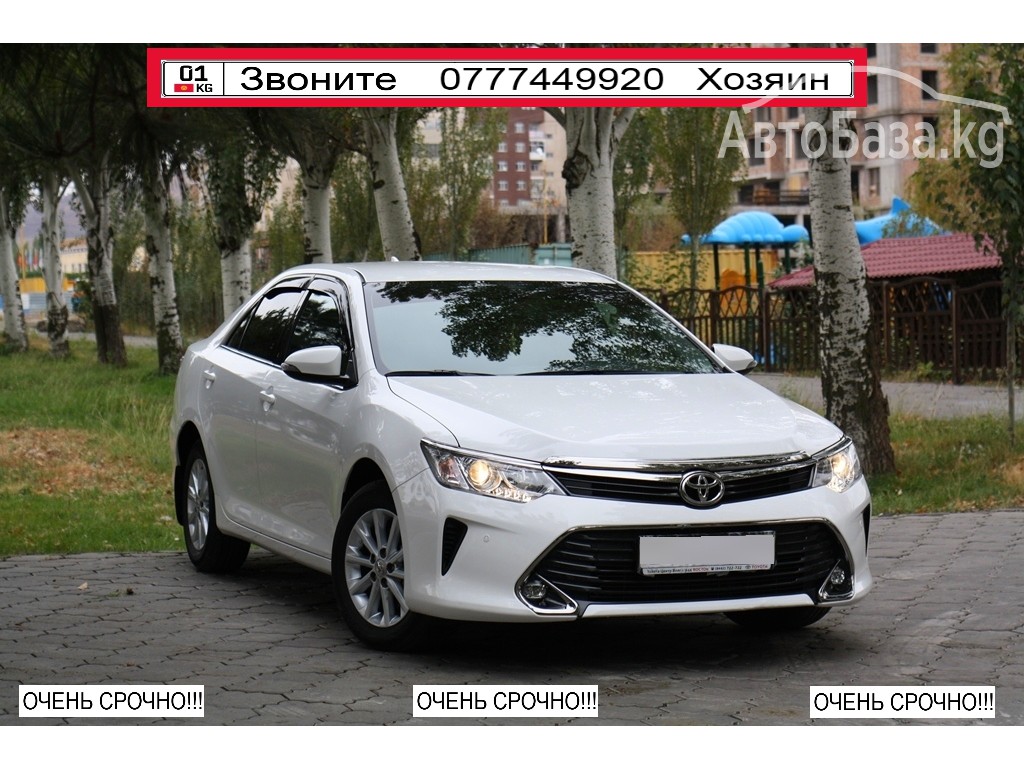 Продажа Toyota Camry 2017 года в Бишкеке - №60236: цена ~2 193 000 сом.  Купить БУ Тойота Камри- Автобаза