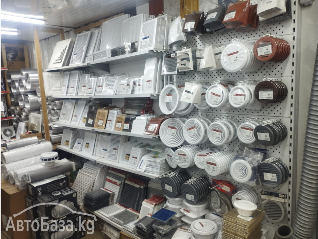 Приточные клапаны, промышленные и бытовые вентиляторы