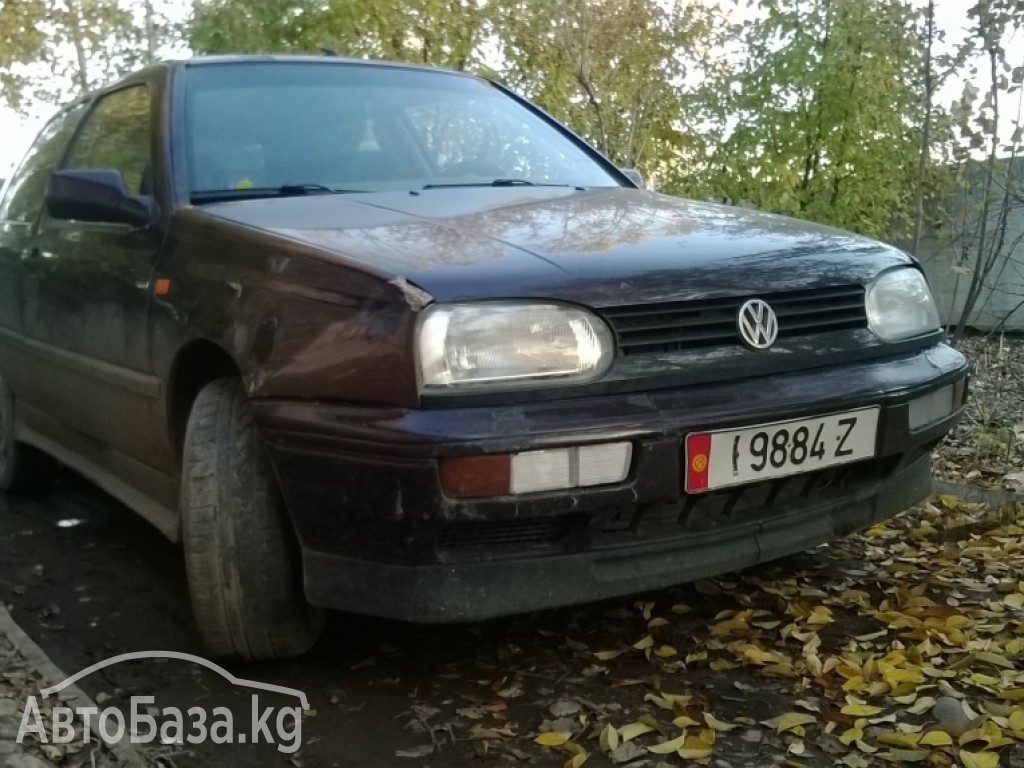 Volkswagen Golf 1992 года за ~172 500 сом