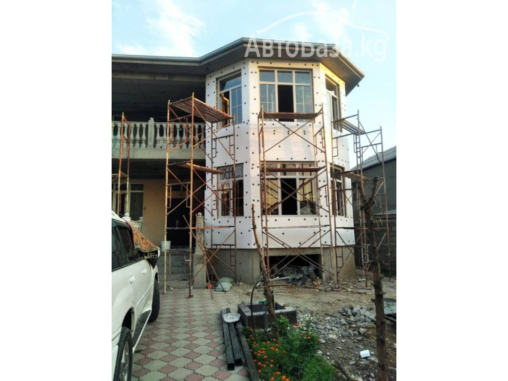 Утепление. Декор "Снежок". Текстура. Фасад