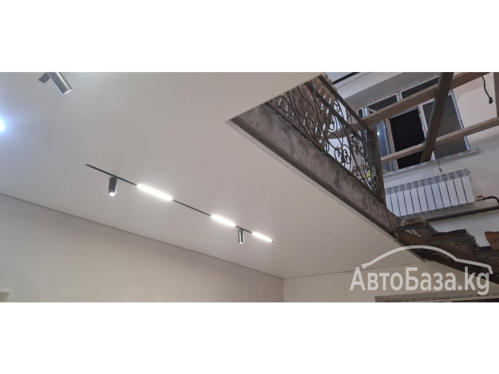 Натяжные потолки. Современный потолок за 1 день!