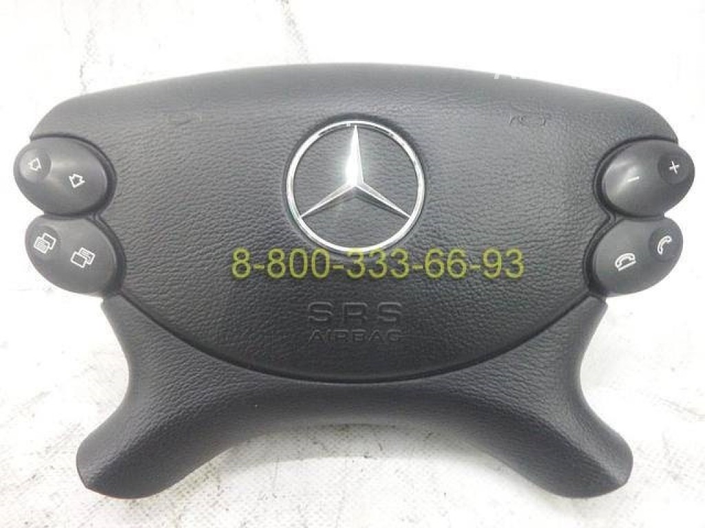 Подушка безопасности в руль для Mercedes-Benz W211 E-class 2006-2009 г.в.