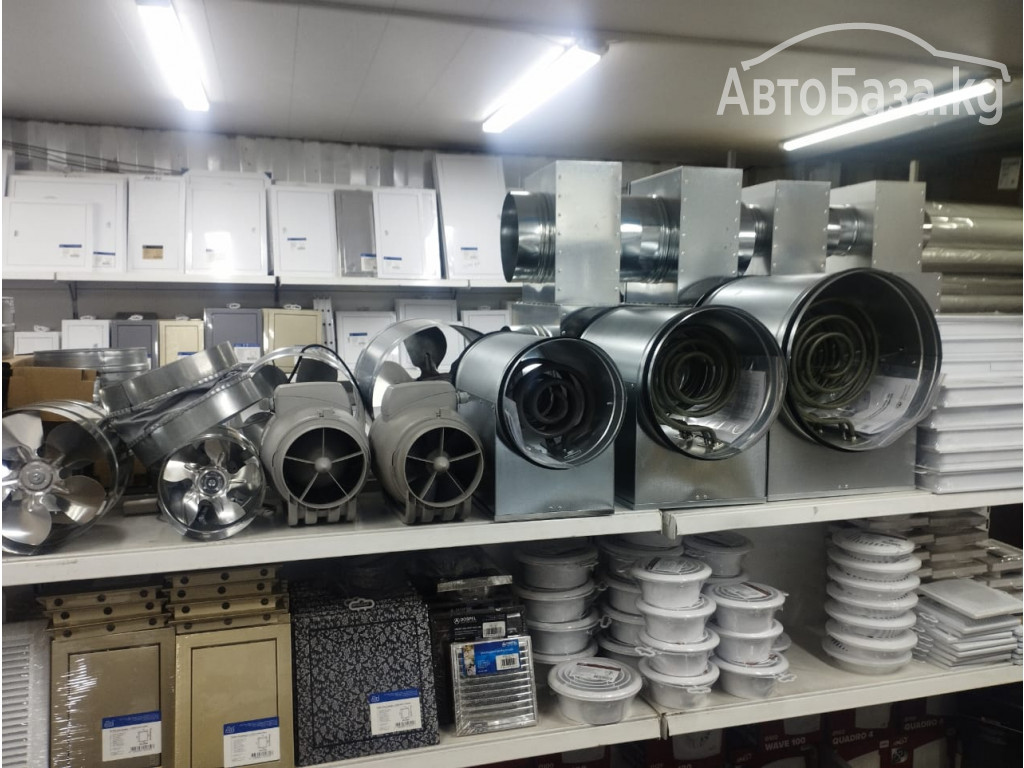 Приточные клапаны, промышленные и бытовые вентиляторы