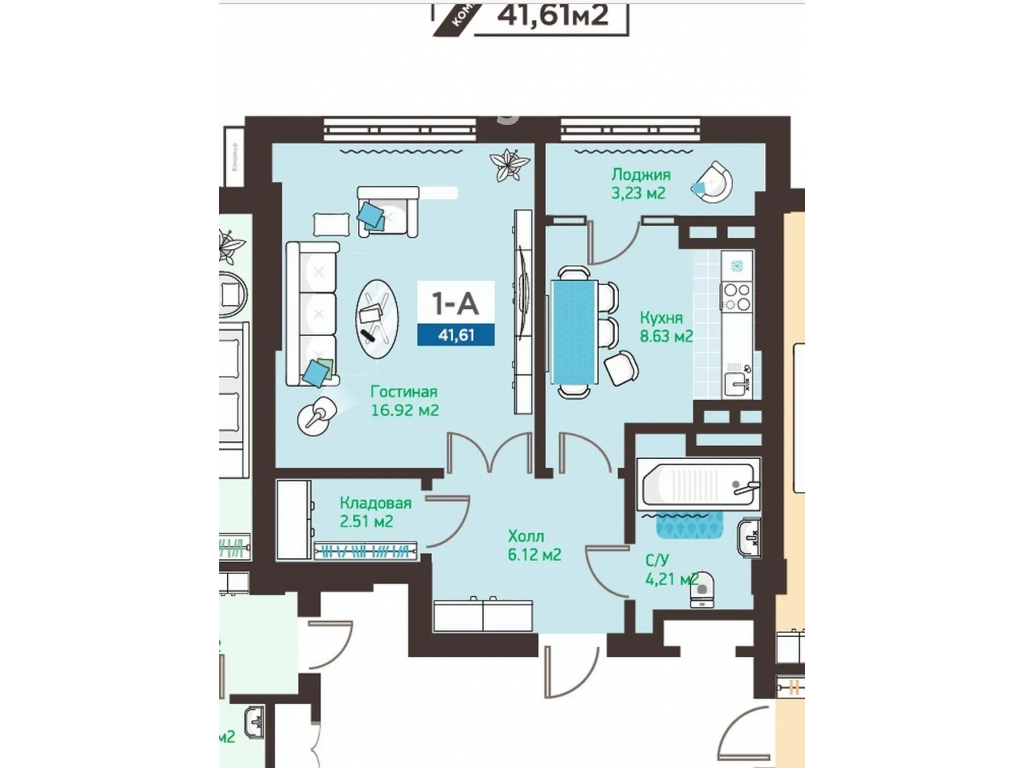 Продается 1 комнатная квартира ПСО. ЖК Ихлас Асанбай