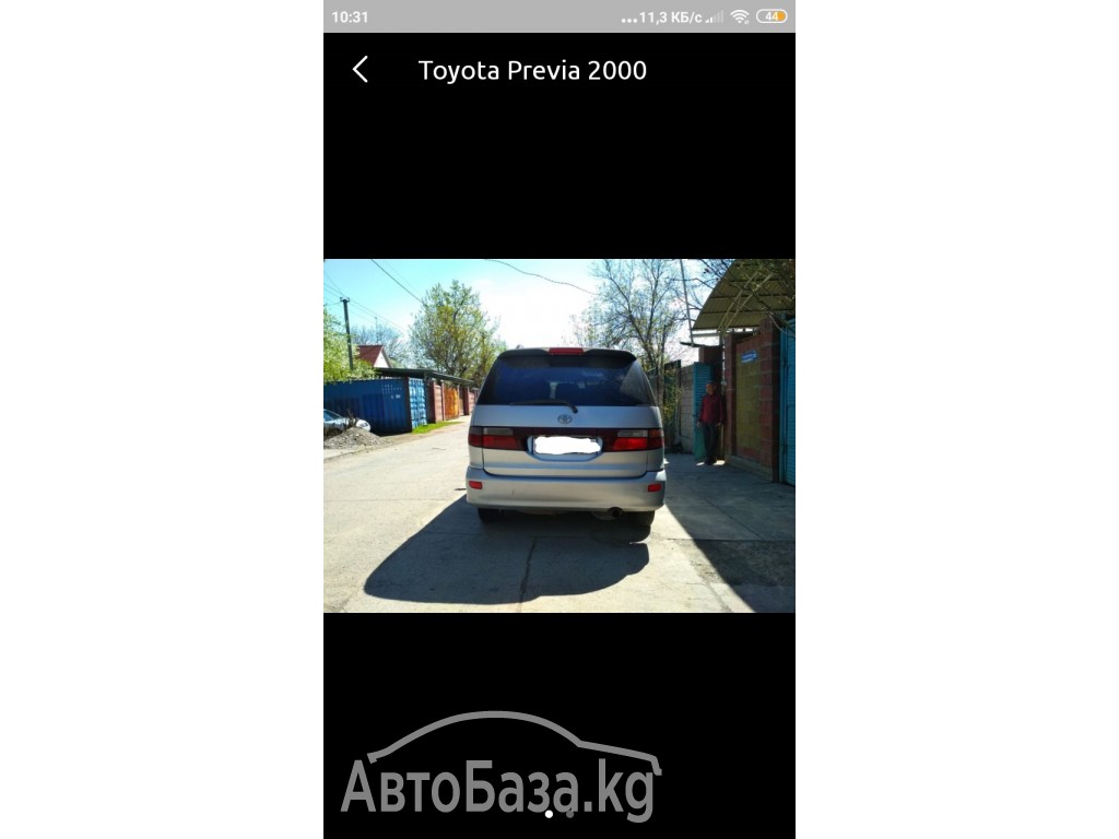 Toyota Previa 2000 года за ~580 400 сом