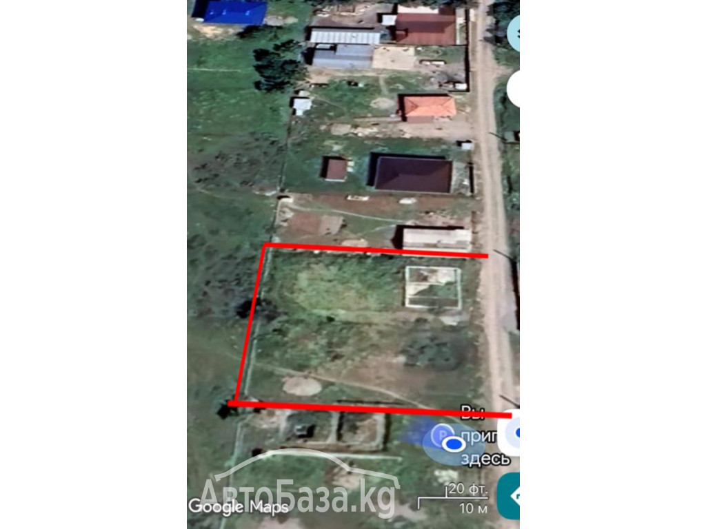 Продается дачный участок в савхозе Ала-Тоо, красная срочная цена
