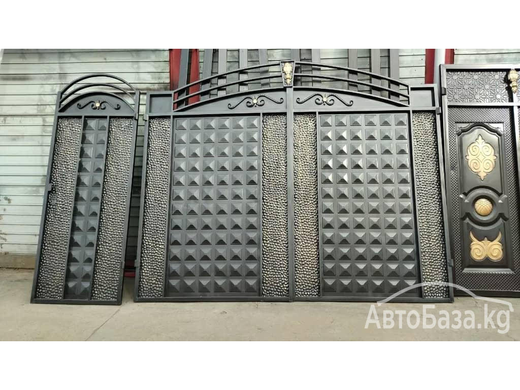 Сварочные работы: ворота для дома, навес на заказ! Бишкек.