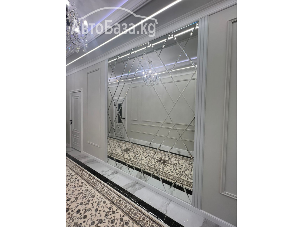 Принимаем заказы на: душевые перегородки, зеркальное панно и др.