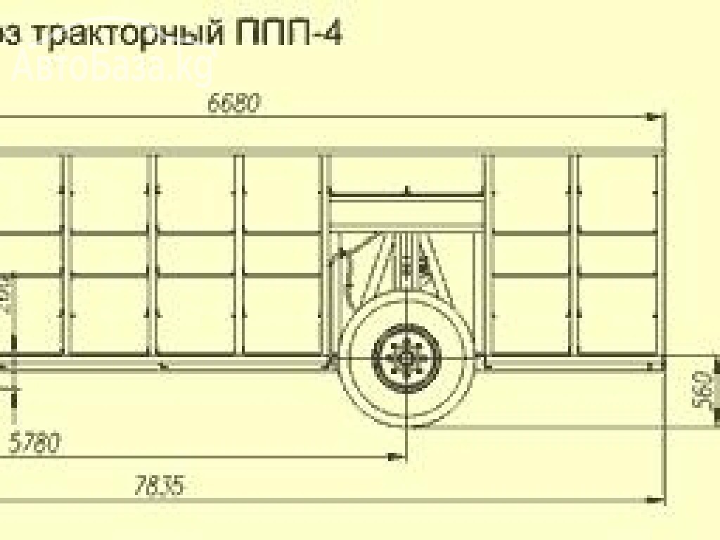 Прицепы МТЗ Прицеп тракторный птицевоз ППП-4 (Новый)