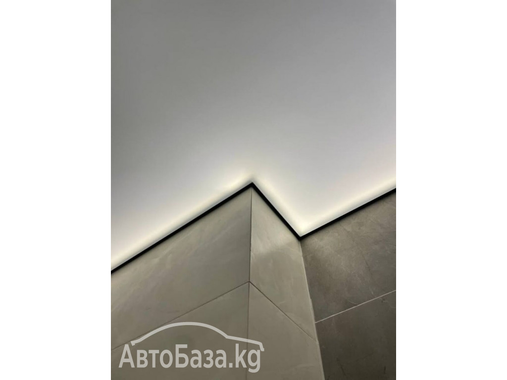 Установить натяжной потолок.