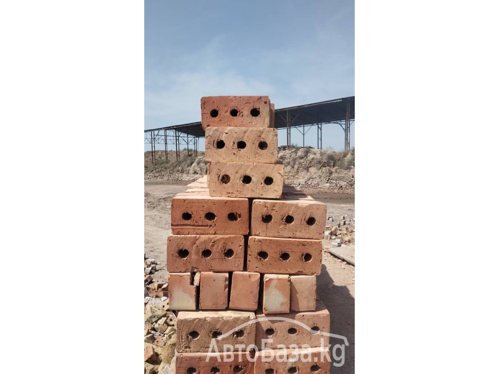 Кирпич, жжёный кирпич. Пустотелый, дырчатый, глиняный, керамический.