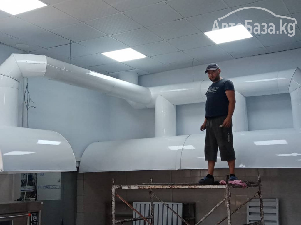 Вентиляция, Кондиционирование, Жестяные работы