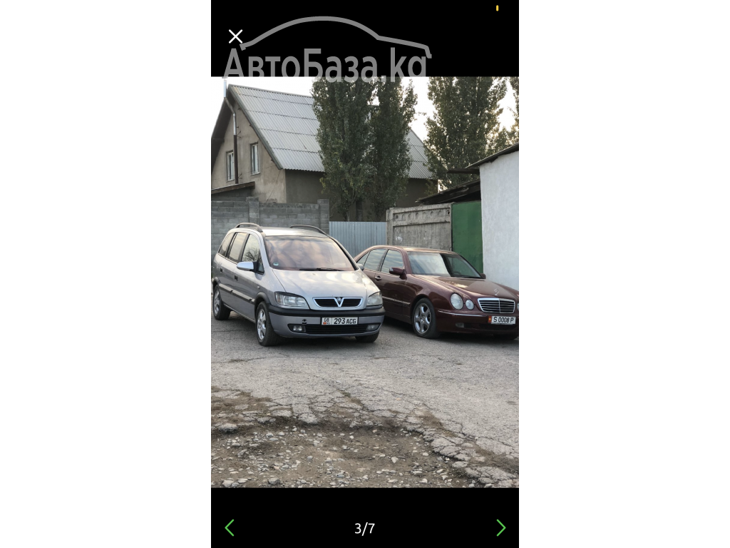 Opel Zafira 2001 года за ~309 800 сом