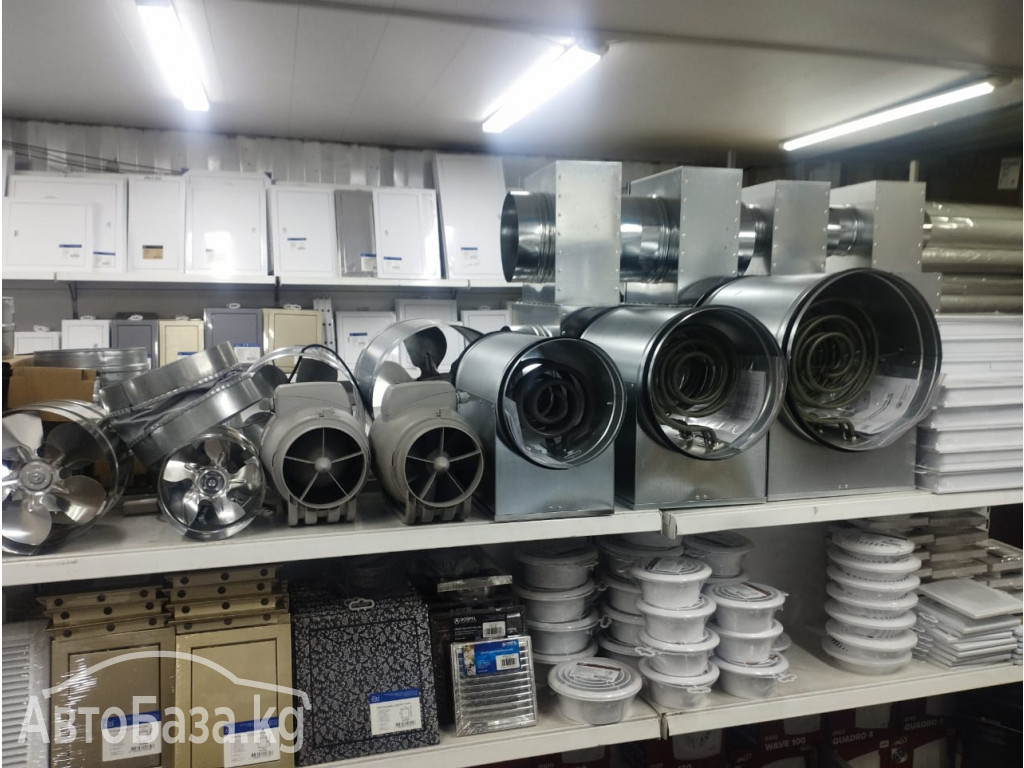 Приточные клапаны, промышленные и бытовые вентиляторы