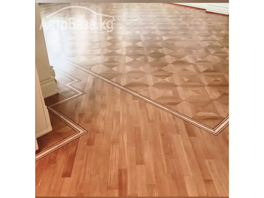 Профессиональная реставрация ,шлифовка и укладка деревянного пола!