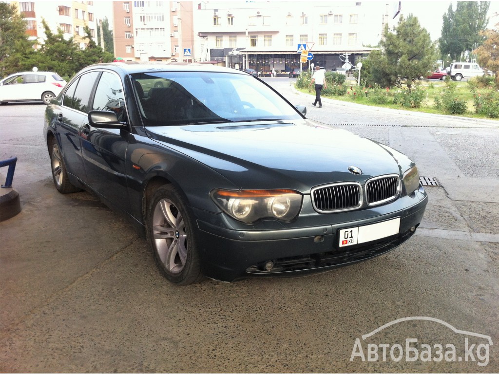 BMW 7 серия 2002 года за ~504 500 сом