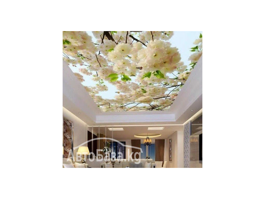 Натяжной потолок под заказ .